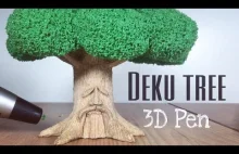 Drzewo z Zeldy wykonane za pomocą piórka 3D