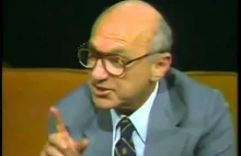 Noblista Milton Friedman masakruje lewaka (napisy PL)