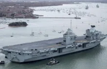 HMS Queen Elizabeth leak: Navy's new £3.1bn warship 'takes on 200 litres...