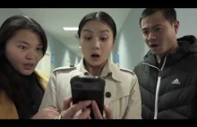 Reklama chińskiego smartfona...