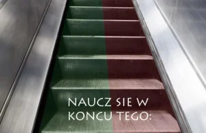 jak używać schodów ruchomych