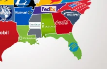 This Map Shows The Largest Company In Each State