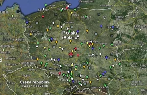 Mapa polskich browarów