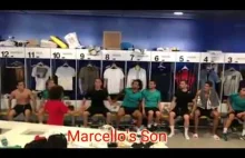 Awesome goal celebration of Marcello's 8 years old son