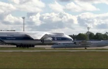 Gigant wylądował w Gdańsku. An-124 na lotnisku im. Lecha Wałęsy