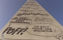 W Angoulême odsłonięto komiksowy obelisk w hołdzie dla René Goscinnego.