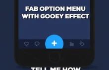 Add Android FAB option menu with Gooey Effect