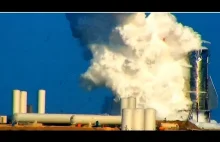 Eksplozja rakiety SpaceX podczas testów