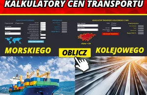 Jaki rodzaj transportu jest najlepszy? Dwa darmowe kalkulatory cen transportu.