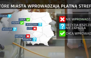 Będziemy płacić za wjazd do centrum. Nowe prawo wchodzi w życie