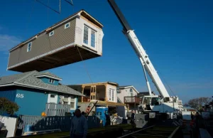 Domy modułowe: Amerykanie wciąż odbudowują się po huraganie Sandy...