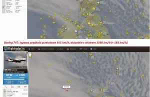 Orkan Ksawery różnice prędkości samolotów o prawie 500 km/h!