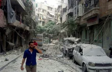 Bomby beczkowe spadły na cywilów w Aleppo. Zginęło 16 osób