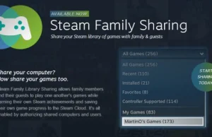 Od teraz można dzielić się grami na Steamie ze wszystkimi