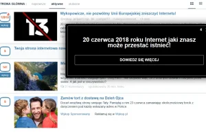 "Nie pozwólmy Unii Europejskiej zniszczyć internetu". Polacy głośno protestują