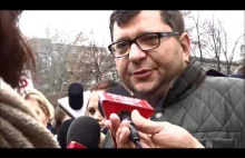 Zbigniew Stonoga - Protest przedsiębiorców - Warszawa, 07.11.14