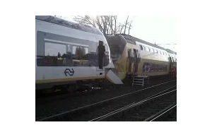 Zderzenie pociągów w Holandii. Kilkadziesiąt osób rannych