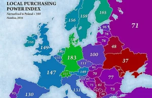 Jak wygląda wartość pensji w Europie w porównaniu do Polski?