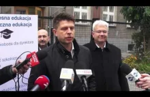 KORWiN zakłócił konferencję Petru