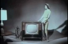 Reklama pierwszego telewizora z pilotem z 1961r