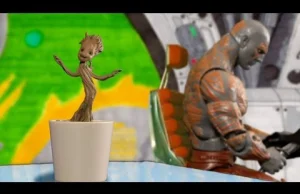 Dancing Baby Groot | Stop Motion