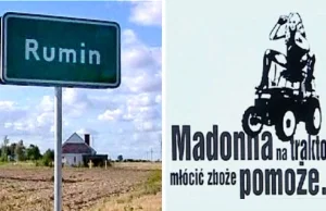 "Madonna na traktorze młócić zboże pomoże"