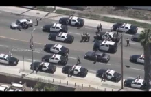 Los Angeles - Pościg 16 radiowozów, 50 policjantów za...