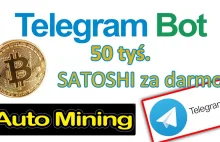 Używasz aplikacji TELEGRAM? Od teraz możesz kopać bitcoiny za darmo!!!