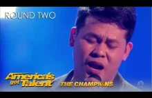Filipińczyk Marcelito Pomoy w America's Go Talent