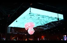 Niesamowity trójwymiarowy ekran nad barem w Las Vegas