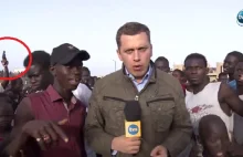 Broń za plecami reportera TVN w Senegalu. "Nie czułem się niebezpiecznie"