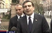 Micheil Saakaszwili - podróż na pogrzeb Lecha Kaczyńskiego