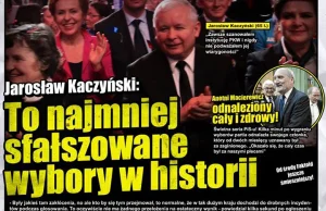 "To najmniej sfałszowane wybory w historii"