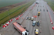 Wypadek ciężarówki na A4. Za kierownicą pijany Ukrainiec