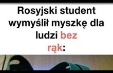 Rosyjski student wymyślił muszkę dla ludzi bez rąk: