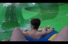 Horror na zjeżdżalni Horror at waterslide Chochołowskie Termy