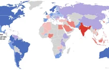 Rasizm: mapa najbardziej rasistowskich krajów świata