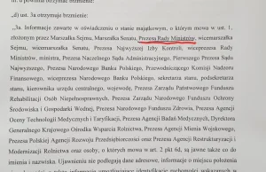 A jednak mamy TAJNE oświadczenia majątkowe małzonków!