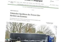 Beznadziejna sytuacja firmy, której ciężarówką dokonano zamachu w Berlinie
