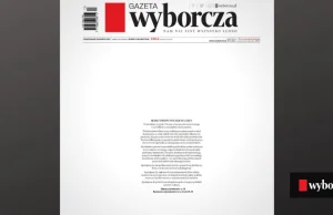 Gazeta Wyborcza wspiera Acta 2.0, apeluje o poparcie dyrektywy.