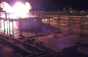 Nowe nagranie z ataku na saudyjskie zakłady naftowe.