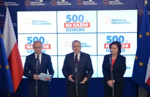 500 zł na każde dziecko. Oto nowa propozycja PO