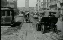 Film z przejażdżki tramwajem przez San Francisco w 1906 roku