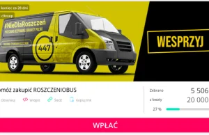 Przeciwnicy "żydowskich roszczeń" proszą o pieniądze na "roszczeniobus"