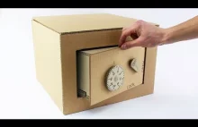 How to Make Safe with Combination Lock from Cardboard