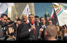 Przemysław Wipler - przemówienie po Marszu Wolności i Suwerenności 2014