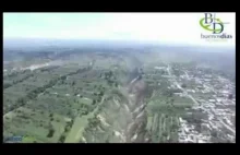 Osuwisko tektoniczne po trzęsieniu ziemi. Meksyk, Puebla.