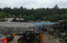 Pożar odpadów wywołał alarm na składowisku odpadów w Dąbrówce Wielkopolskiej