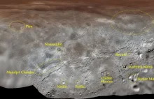 Krater Pirxa i inne nazwy obiektów na Charonie ogłoszone przez IAU