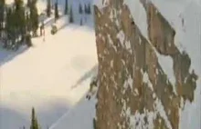 World Record Cliff Ski Jump